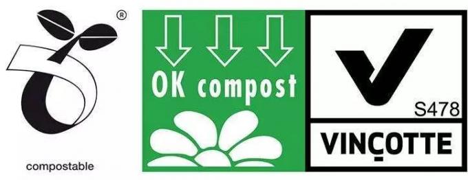 Bolsas de embalaje compostables impresas CTP Bolsas de embalaje compostables de papel Kraft / bolsas de embalaje de PLA personalizadas 4